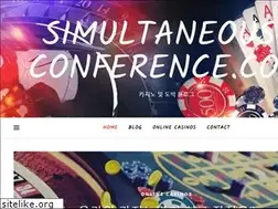 Sites similar to simultaneous-conference.com