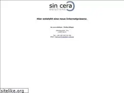 Sites similar to sin-cera.de