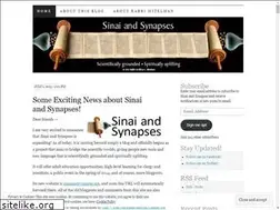 Sites similar to sinaiandsynapses.com