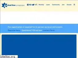 Sites similar to sinaifreesynagogue.org