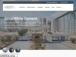 Sites similar to sinaiwhitecement.com