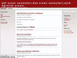 Sites similar to sinavsonuclariniz.wordpress.com