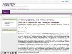 Sites similar to sinbiesp.org.br