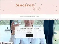 Sites similar to sincerelyblonde.com