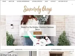 Sites similar to sincerelyonyi.com