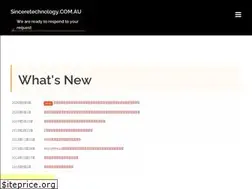 Sites similar to sinceretechnology.com.au