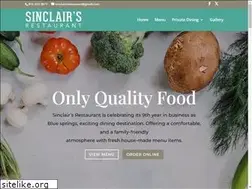 Sites similar to sinclairsrestaurant.com