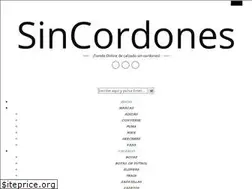 Sites similar to sincordones.net