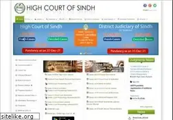 Sites similar to sindhhighcourt.gov.pk