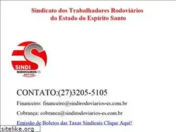 Sites similar to sindirodoviarios-es.com.br