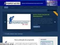 Sites similar to sindpefaetec.org.br