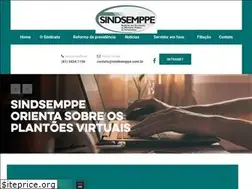 Sites similar to sindsemppe.com.br