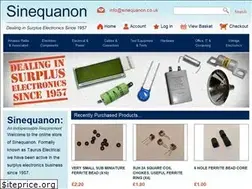 Sites similar to sinequanon.co.uk