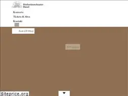Sites similar to sinfonieorchesterbasel.ch