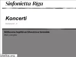 Sites similar to sinfoniettariga.lv