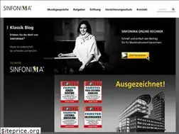Sites similar to sinfonima.de