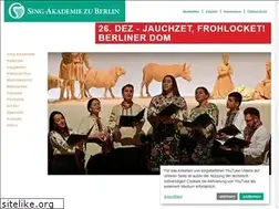 Sites similar to sing-akademie.de