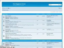 Sites similar to singapore-forum.com