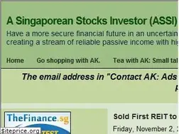 Sites similar to singaporeanstocksinvestor.blogspot.com