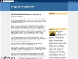Sites similar to singaporedissident.blogspot.com