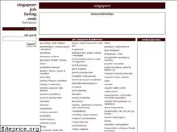 Sites similar to singaporejoblisting.com