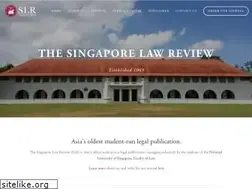 Sites similar to singaporelawreview.com