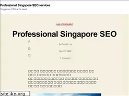 Sites similar to singaporeseo.net