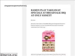 Sites similar to singaporesupermarketrecipes.com