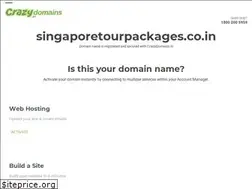 Sites similar to singaporetourpackages.co.in