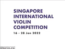 Sites similar to singaporeviolincompetition.com