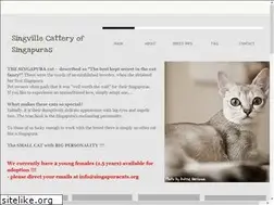 Sites similar to singapuracats.org