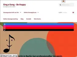 Sites similar to singasong-behappy.de
