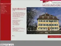 Sites similar to singener-museumsverein.de