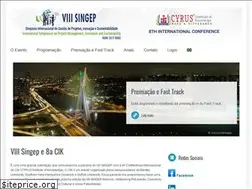 Sites similar to singep.org.br