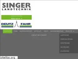 Sites similar to singer-landtechnik.de