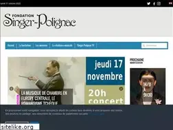 Sites similar to singer-polignac.org