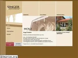 Sites similar to singer-zimmerei.de