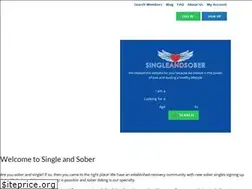 Sites similar to singleandsober.com