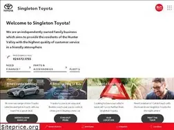 Sites similar to singletontoyota.com.au
