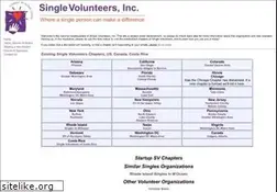 Sites similar to singlevolunteers.org