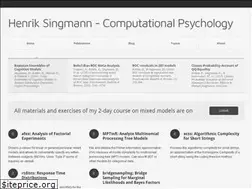 Sites similar to singmann.org