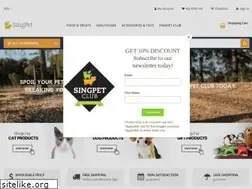 Sites similar to singpet.com