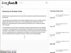 Sites similar to sinhalafonts.lk