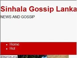 Sites similar to sinhalagossiplanka.com