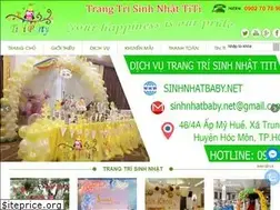 Sites similar to sinhnhatbaby.net