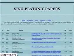 Sites similar to sino-platonic.org