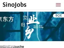 Sites similar to sinojobs.de