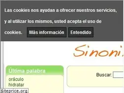 Sites similar to sinonimia.net
