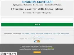 Sites similar to sinonimicontrari.com