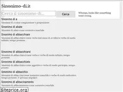 Sites similar to sinonimo-di.it